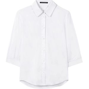 Luisa Cerano, Blouses & Shirts, Dames, Wit, M, Stijlvolle Blouses Collectie