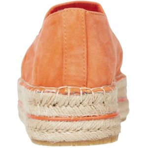 Tommy Hilfiger, Schoenen, Dames, Oranje, 37 EU, Katoen, flatform espadrille