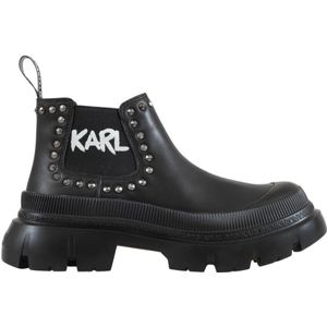 Karl Lagerfeld, Chelsea Boots Zwart, Dames, Maat:36 EU