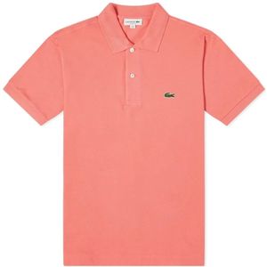 Lacoste, Tops, Heren, Roze, M, Katoen, Klassieke Katoenen Polo