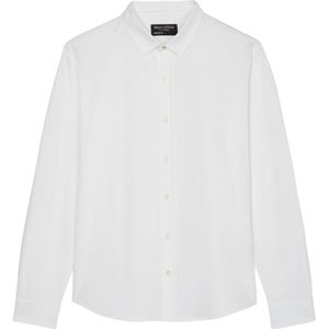 Marc O'Polo, Overhemden, Heren, Wit, XL, Katoen, Jersey shirt regular
