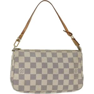 Louis Vuitton Vintage, Pre-owned, Dames, Veelkleurig, ONE Size, Pre-owned Canvas clutches
