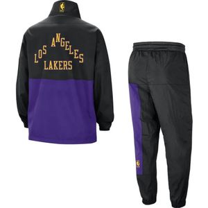 Nike, Sport, Heren, Zwart, M, Polyester, City Edition Lakers Tracksuit Courtside