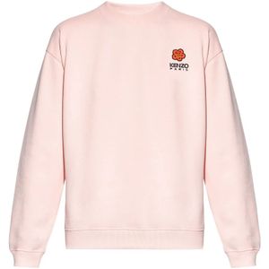 Kenzo, Sweatshirts & Hoodies, Dames, Roze, S, Katoen, Sweatshirts