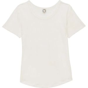 Ines De La Fressange Paris, Elegant Linen T-shirt Wit, Dames, Maat:L