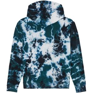 Vilebrequin, Sweatshirts & Hoodies, Heren, Veelkleurig, S, Katoen, Ocean Tie & Dye Hoodie met Rits