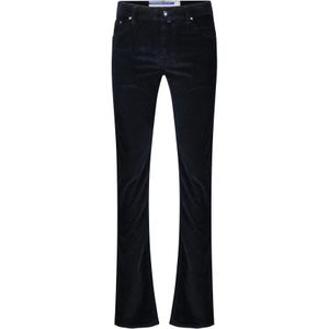 Jacob Cohën, Jeans, Heren, Blauw, W31, Slim Fit Corduroy Broek 5-Pocket Stijl