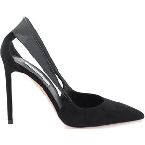 Aquazzura, Dangerous Liaisons Suede Pumps Zwart, Dames, Maat:37 EU