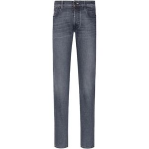 Jacob Cohën, Jeans, Heren, Grijs, W36 L34, Katoen, Super Slim Fit Jeans