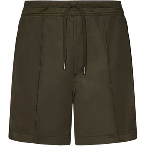 Tom Ford, Korte broeken, Heren, Groen, XL, Luxe Viscose Groene Shorts