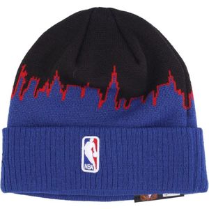 New Era, Accessoires, Heren, Veelkleurig, ONE Size, NBA Gebreide Logo Hoed Zwart