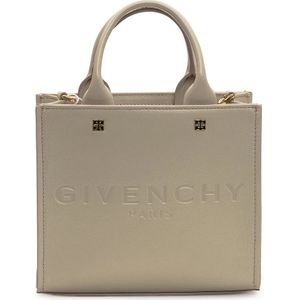 Givenchy, Tassen, Dames, Beige, ONE Size, Leer, Mini G-Tote Handtas
