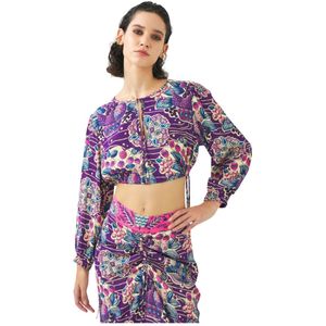 Antik Batik, Crop top Ysee Veelkleurig, Dames, Maat:S