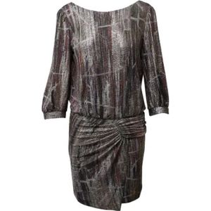 Ba&Sh, Kleedjes, Dames, Grijs, S, Polyester, Polyester dresses