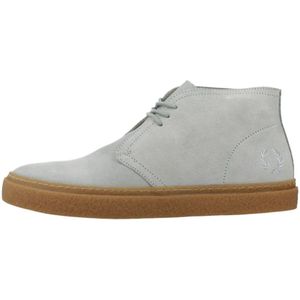 Fred Perry, Schoenen, Heren, Blauw, 42 EU, Suede Lace-up Boots