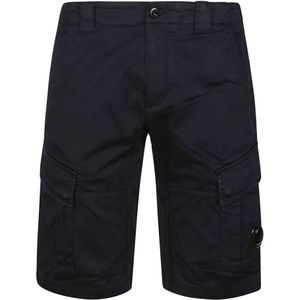 C.p. Company, Casual Shorts Zwart, Heren, Maat:S