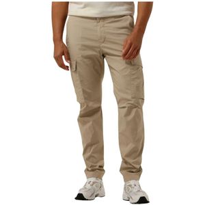 Butcher of Blue, Broeken, Heren, Beige, 2Xl, Slim Cargo Broek Tristan