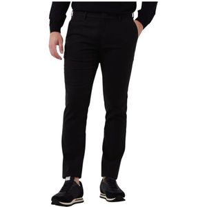 Hugo Boss, Broeken, Heren, Zwart, 2Xl, Polyester, Heren Zwarte Broek Kaito 1