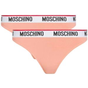 Moschino, Ondergoed, Dames, Roze, M, Katoen, Comfortabele en stijlvolle katoenen ondergoedsets voor vrouwen
