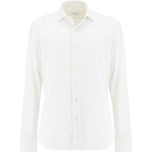 Xacus, Kreukvrij Slim Fit Shirt voor Heren Wit, Heren, Maat:5XL
