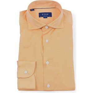 Eton, Casual Overhemd Oranje, Heren, Maat:S