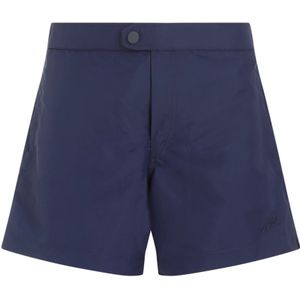 Brioni, Sapphire Polyester Zwemshorts Blauw, Heren, Maat:S