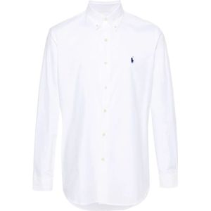 Polo Ralph Lauren, Overhemden, Heren, Wit, L, Witte Overhemd Collectie