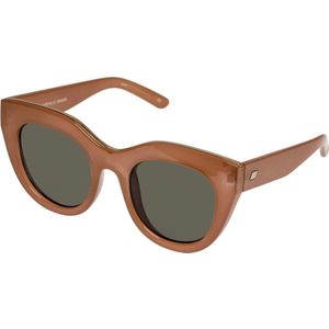 Le Specs, Air Heart Caramel Zonnebril Bruin, Dames, Maat:ONE Size