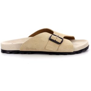 Kickers, Comfortabele Muiltjes Kick Esther Beige, Dames, Maat:39 EU