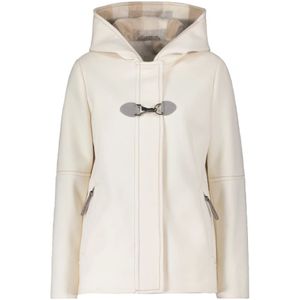 Amber & June, Jassen, Dames, Beige, L, Polyester, Winterjas met losse pasvorm