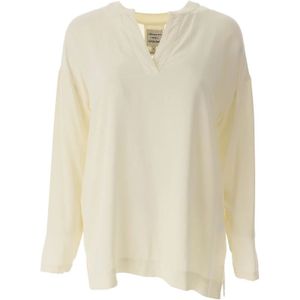 Alessia Santi, Blouses & Shirts, Dames, Beige, L, V-neck Truien