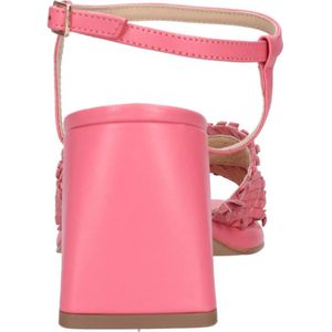 Emanuelle Vee, Schoenen, Dames, Roze, 38 EU, Leer, Sandalen Roze