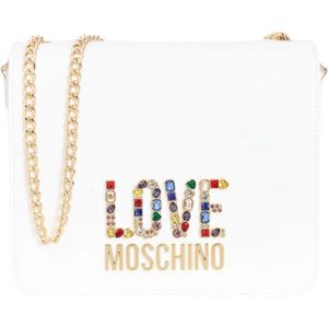 Love Moschino, Tassen, Dames, Wit, ONE Size, Cross Body Bags