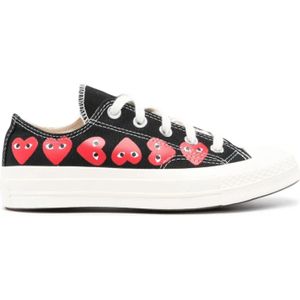 Comme des Garçons, Schoenen, Dames, Zwart, 41 EU, Zwarte Chuck Taylor Low-Top Sneakers