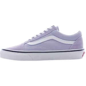 Vans, Schoenen, Heren, Blauw, 35 EU, Suède, Lavendel Lage Sneaker