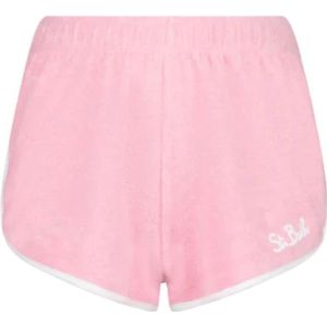 Saint Barth, Korte broeken, Dames, Roze, L, Katoen, Vintage Katoenen Shorts Roze