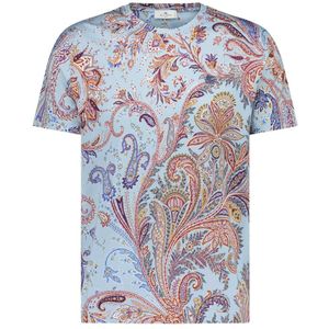 Etro, T-shirt met Paisley-patroon Veelkleurig, Heren, Maat:3XL