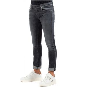 Dondup, Jeans, Heren, Zwart, W32, Katoen, Heren Jeans