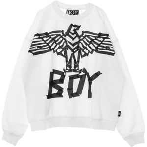BOY London, Sweatshirts & Hoodies, Heren, Wit, M, Tape adelaar zweet highlum sweatshirt