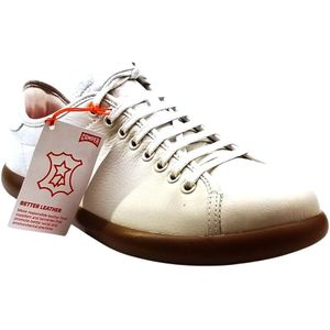 Camper, Witte Engelse schoenen met Soller zolen Wit, Heren, Maat:41 EU