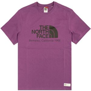 The North Face, T-Shirts Paars, Heren, Maat:XL