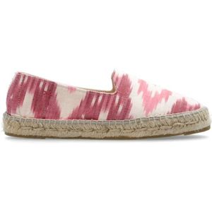 Manebí, Gestreepte espadrilles Roze, Dames, Maat:38 EU