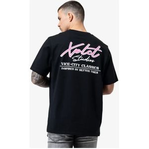 Xplct Studios, Tops, Heren, Zwart, XL, Katoen, Vice T-Shirt Zwart