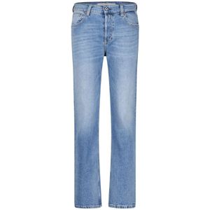 Replay, Jeans, Dames, Blauw, W28 L30, High-Waist Straight Leg Jeans voor dames