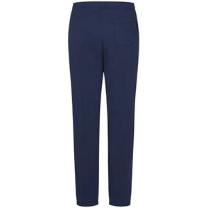 Polo Ralph Lauren, Broeken, Heren, Blauw, S, Katoen, Blauwe elastische taillebroek met Pony-borduursel