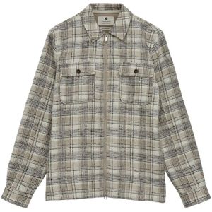 Anerkjendt, Jassen, Heren, Veelkleurig, S, Wol, Geruite Twill Overshirt Style NO: 901702