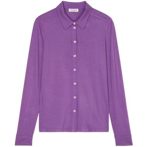 Marc O'Polo, Blouses & Shirts, Dames, Paars, XS, Jersey blouse normaal