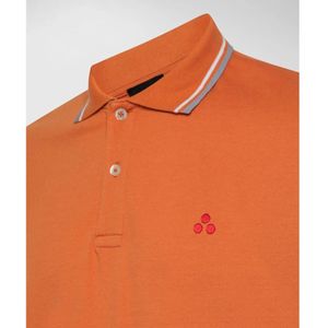 Peuterey, Tops, Heren, Oranje, S, Katoen, Poloshirt