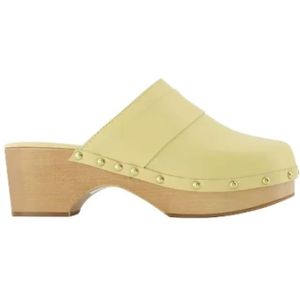 aeyde, Leather flats Geel, Dames, Maat:37 EU