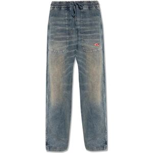 Diesel, ‘D-Martians-Ne’ jeans Blauw, Heren, Maat:XS